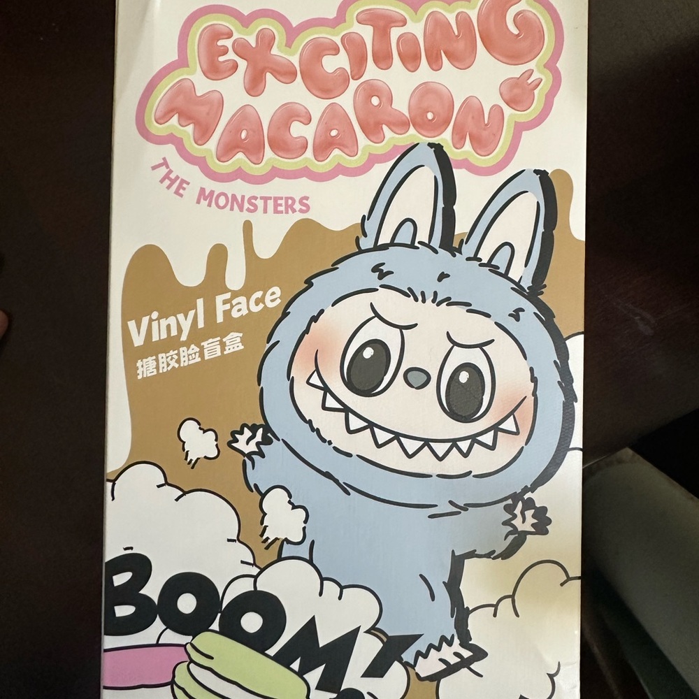 Exciting Macaron The Monsters Vinyl Face Doll - sesame bean